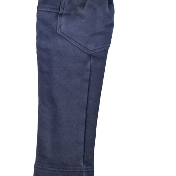 Tea Collection Girls Navy Stretch Cargo Pants Size 2 - Picture 4 of 9